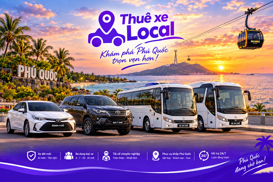 Thuê Xe Du Lịch Đi Bãi Khem Phú Quốc