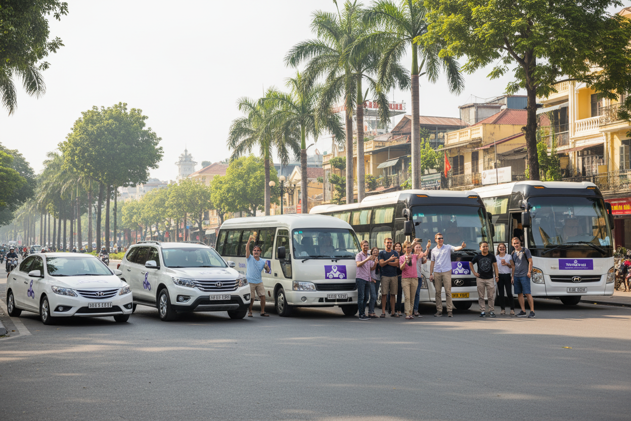 Đội xe Thuê Xe Local tại Hà Nội