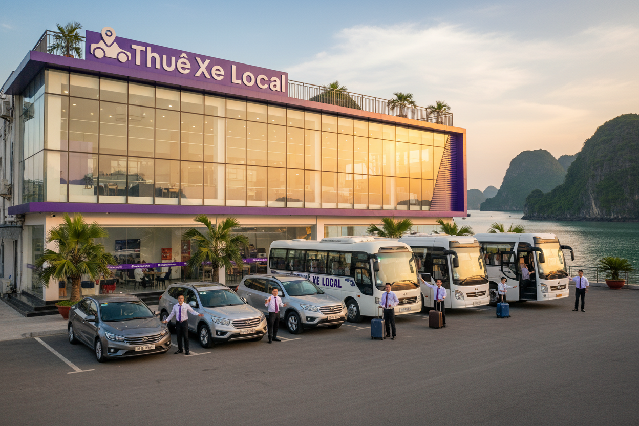 Toàn cảnh tòa nhà Thuê Xe Local