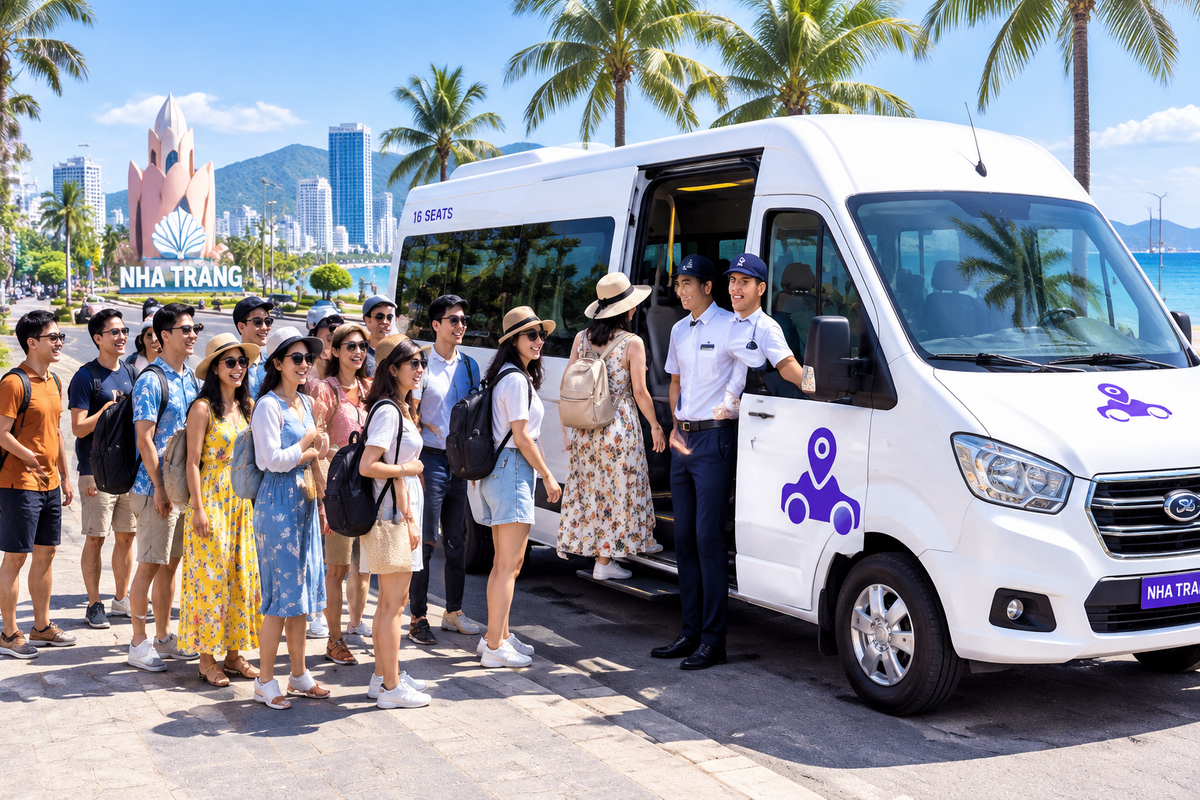 Thông tin chi tiết dịch vụ thuê xe 16 chỗ Nha Trang