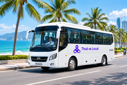 Dịch vụ kết hợp: Thuê xe 29 chỗ + HDV địa phương