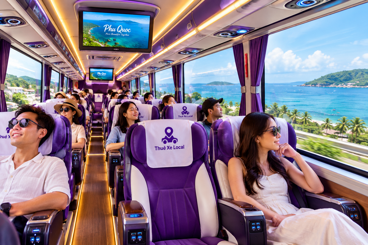 Thuê Xe Du Lịch Đi Grand World Phú Quốc Uy Tín, Xe Đời Mới Có Tài Xế