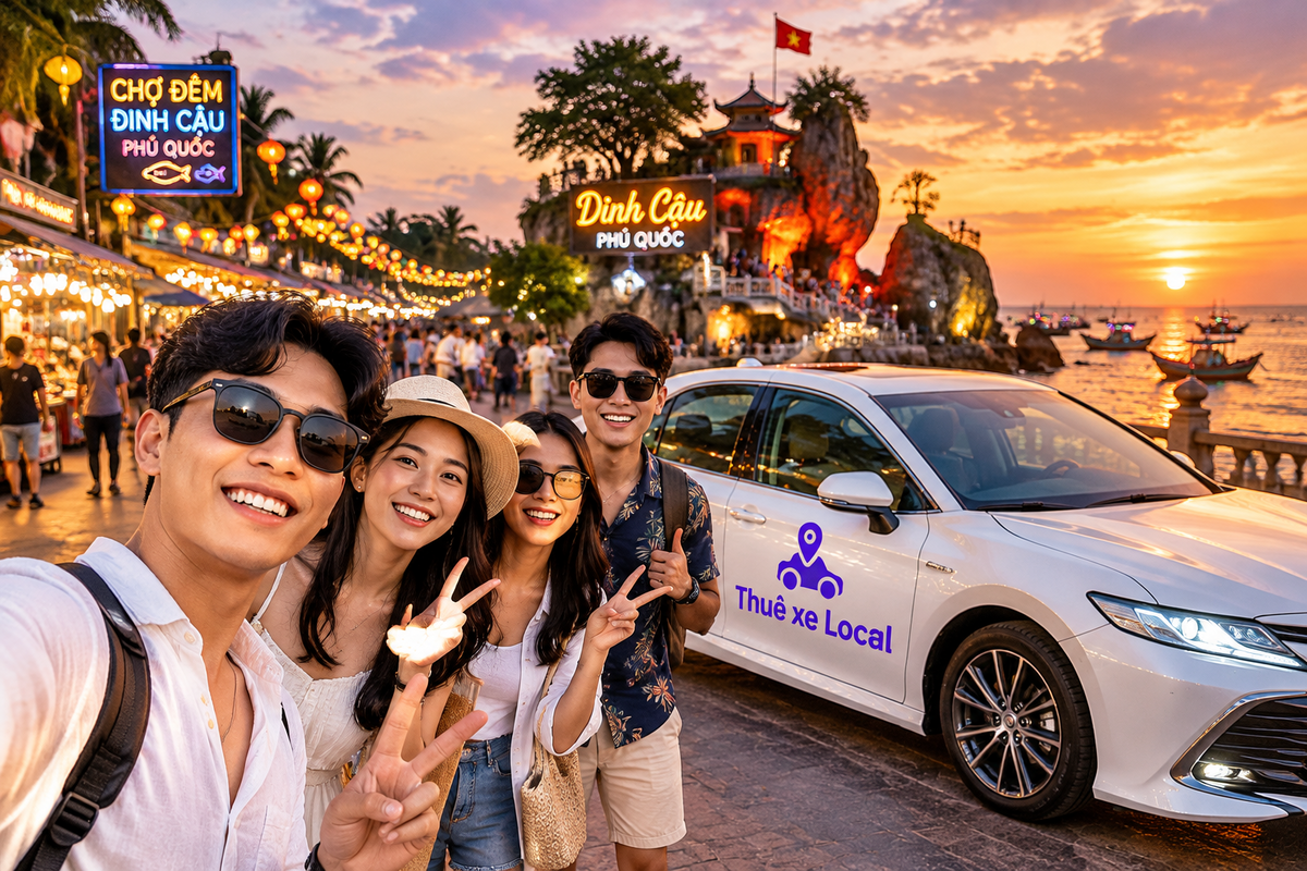 Thuê Xe Du Lịch Đi Sunset Town Phú Quốc Là Dịch Vụ Gì?
