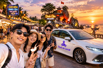 Thuê Xe Du Lịch Đi Sunset Town Phú Quốc Là Dịch Vụ Gì?