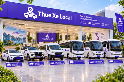 Dịch vụ kết hợp: Thuê xe + Hướng dẫn viên địa phương