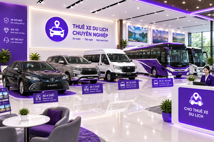 Dịch vụ kết hợp: Thuê xe + Hướng dẫn viên địa phương