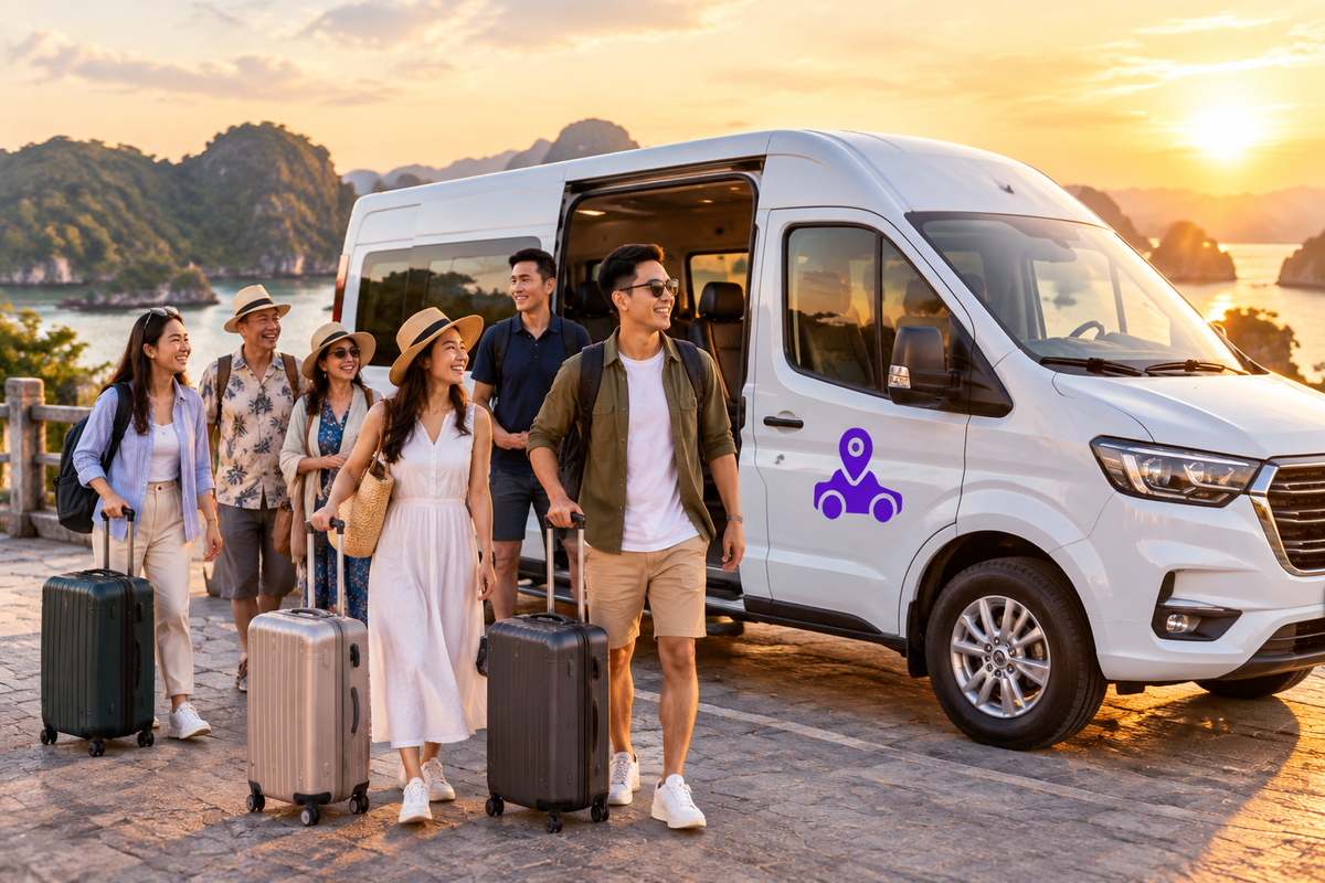 So sánh: Xe riêng đi Vịnh Ninh Vân vs Taxi truyền thống / Xe khách