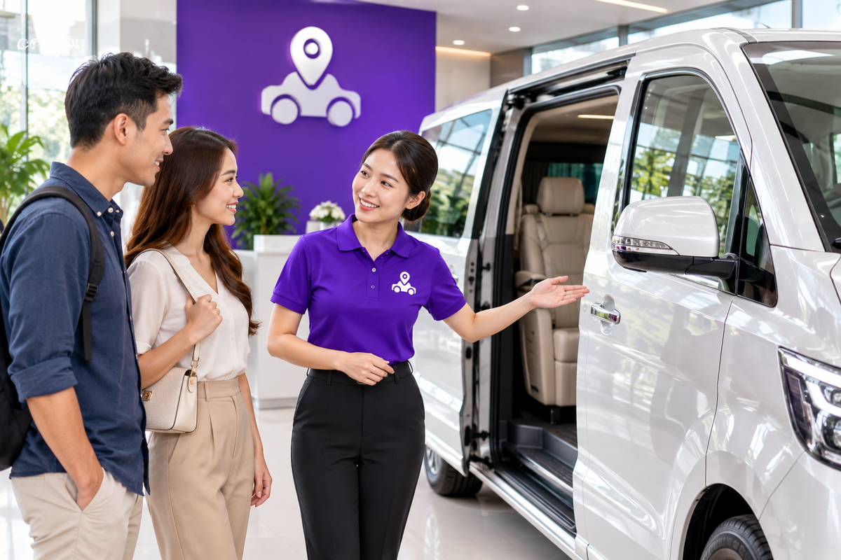 Dịch vụ kết hợp: Thuê xe + Hướng dẫn viên địa phương