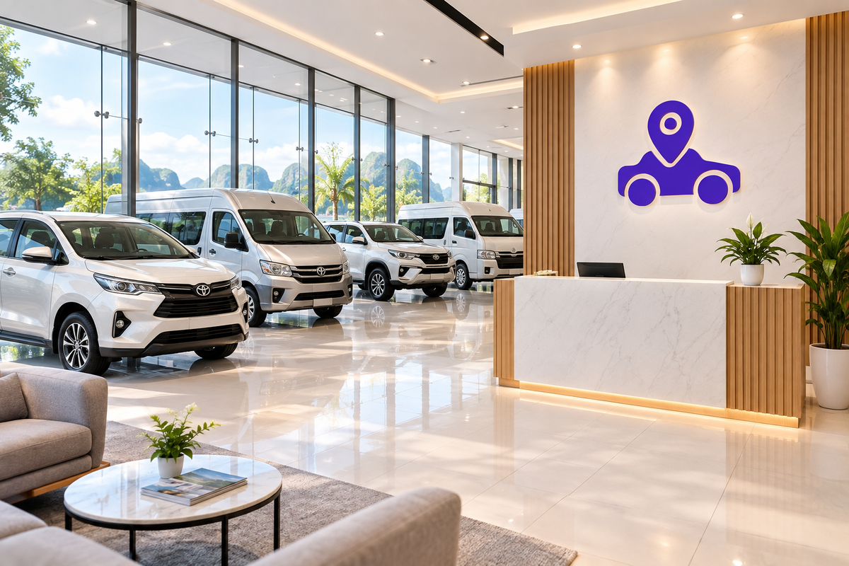 Quy trình đặt xe đi Vịnh Ninh Vân tại Thuê Xe Local