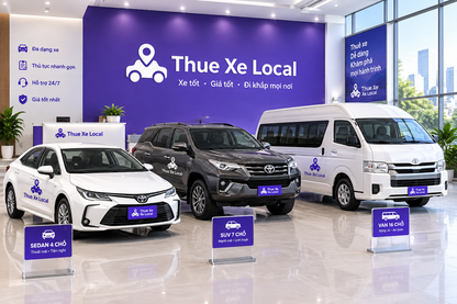 Dịch vụ kết hợp: Thuê xe + Hướng dẫn viên địa phương