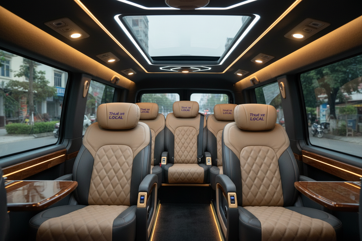 Các Dòng Xe Limousine 9 Chỗ Đời Mới Cao Cấp