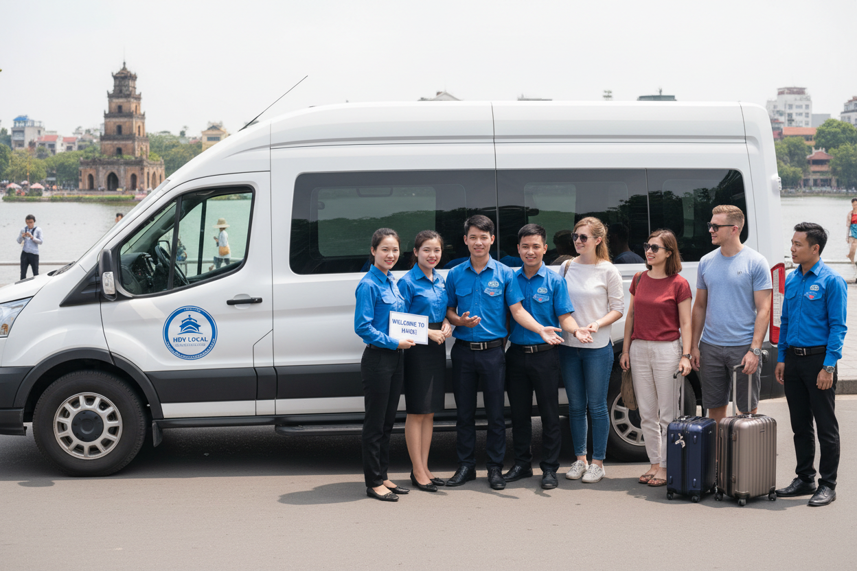 5. Dịch Vụ Tích Hợp: Thuê Xe Limousine 12 Chỗ + HDV Địa Phương