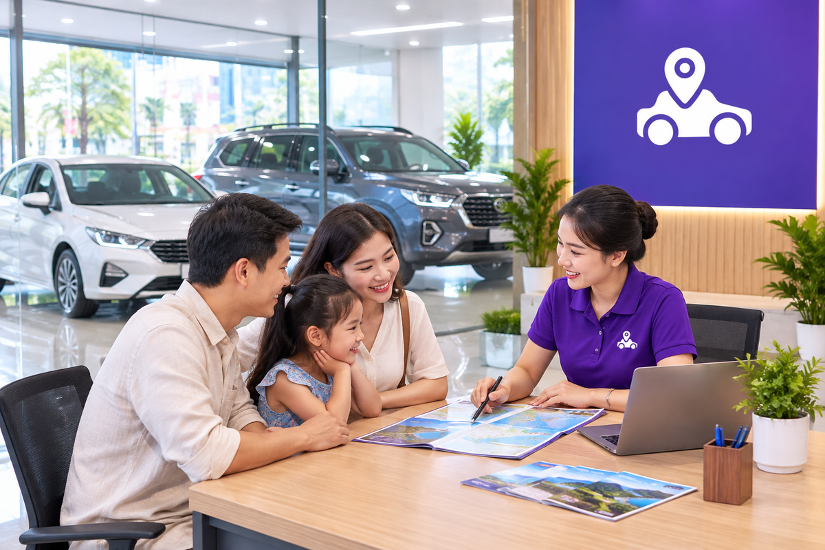 Nhân viên tư vấn thuê xe 4 và 7 chỗ