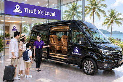 Showroom limousine Thuê Xe Local tại Phú Quốc